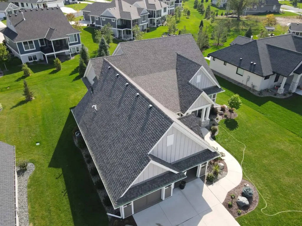 Updated shingled roof